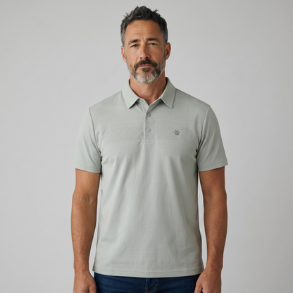 🤍🌿 Dior-Inspired Sage Green Luxury Polo Shirt – Elegant Smart Casual Essential 👔✨