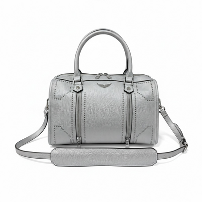 ZADIG & VOLTAIRE Voltaire Metallic Bag ✨🩶 | Luxe Statement Piece