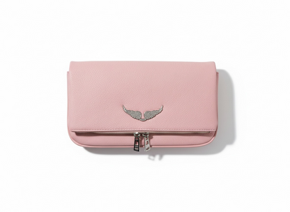 Zadig & Voltaire Pink Leather Crossbody Bag 💗✨ | Chic Everyday Statement