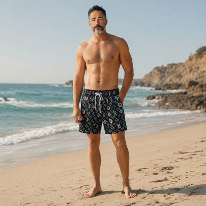 🩳 Louis Vuitton Multicolor Monogram Swim Shorts 🌊✨