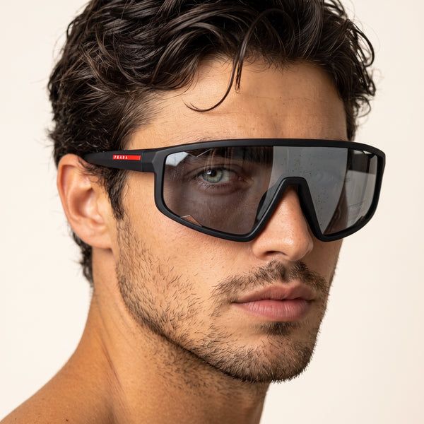 Prada Shield Sunglasses – Matte Black 🕶️