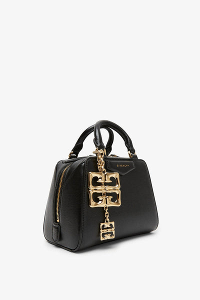 Givenchy Mini Top Handle Bag with Gold Charm 🖤✨🔗
