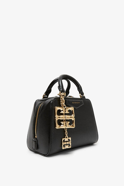 Givenchy Mini Top Handle Bag with Gold Charm 🖤✨🔗