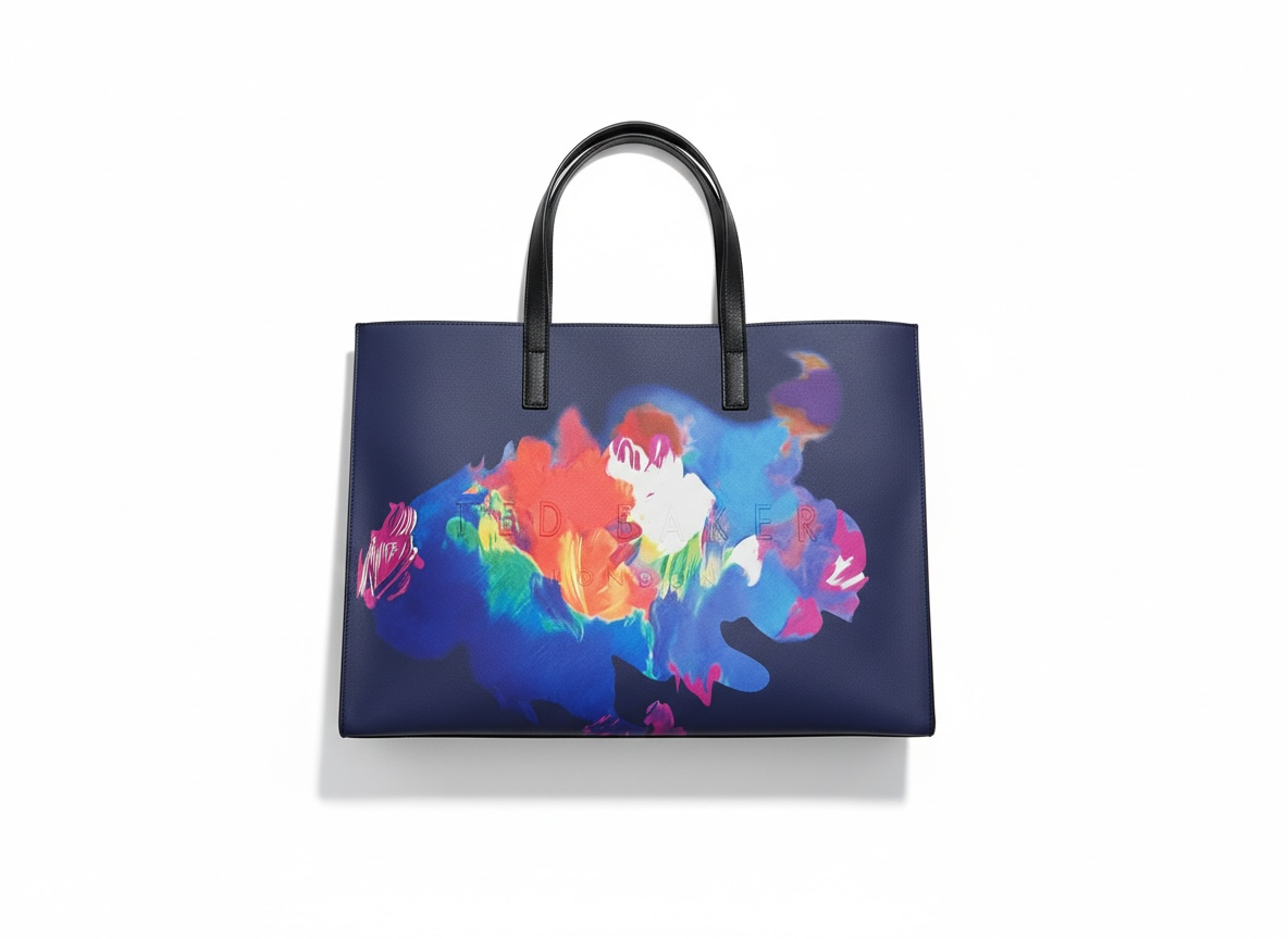 TED BAKER Abstract Tote – Midnight Art Edition 🎨👜
