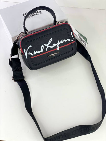 Karl Lagerfeld Box Bag with Signature Detail