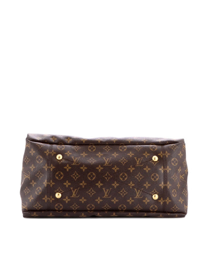 Louis Vuitton Monogram artsy Shoulder Bag – Classic Brown Leather Handle 🤎✨