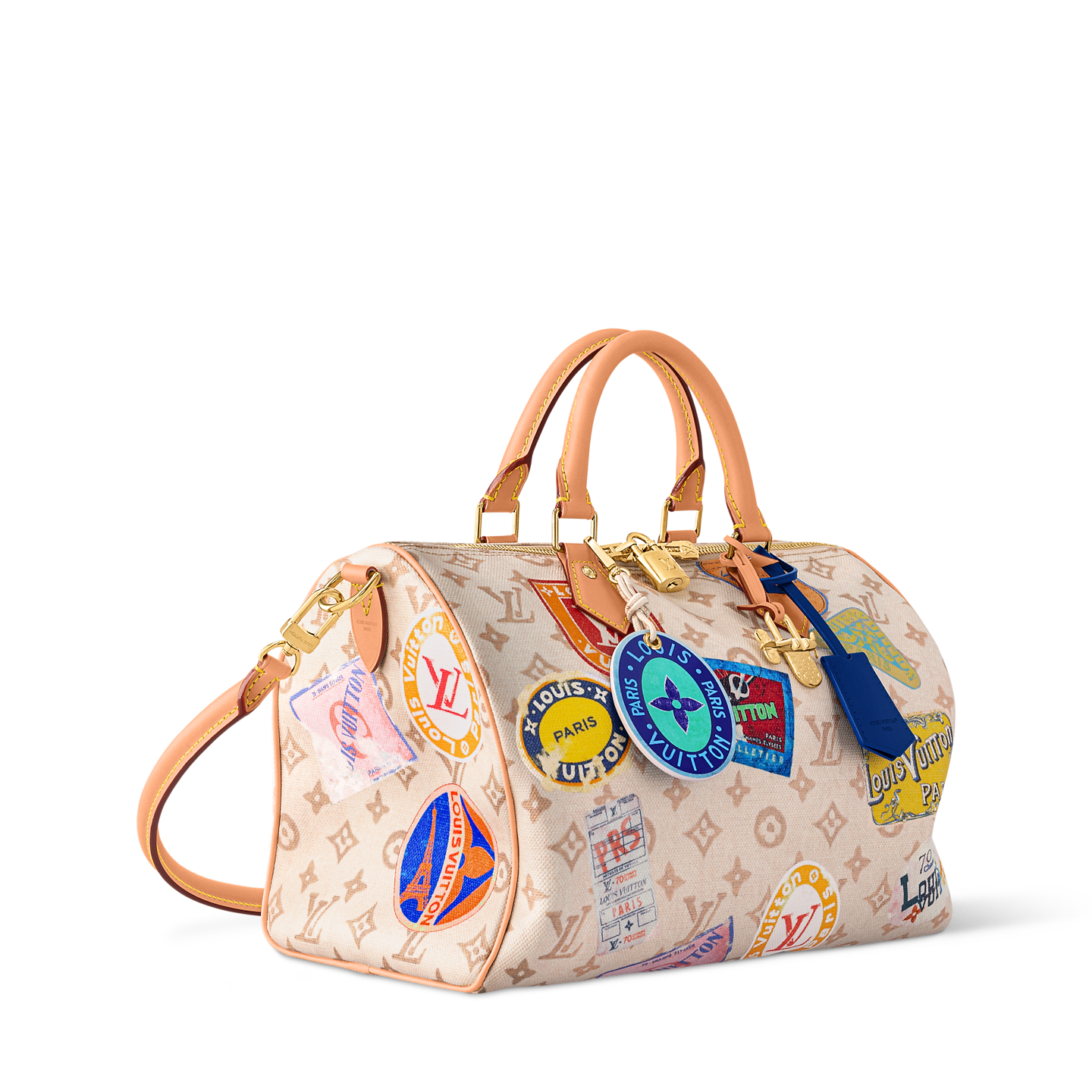 Louis Vuitton Monogram Travel Stickers Speedy Bag 🤍👜✈️