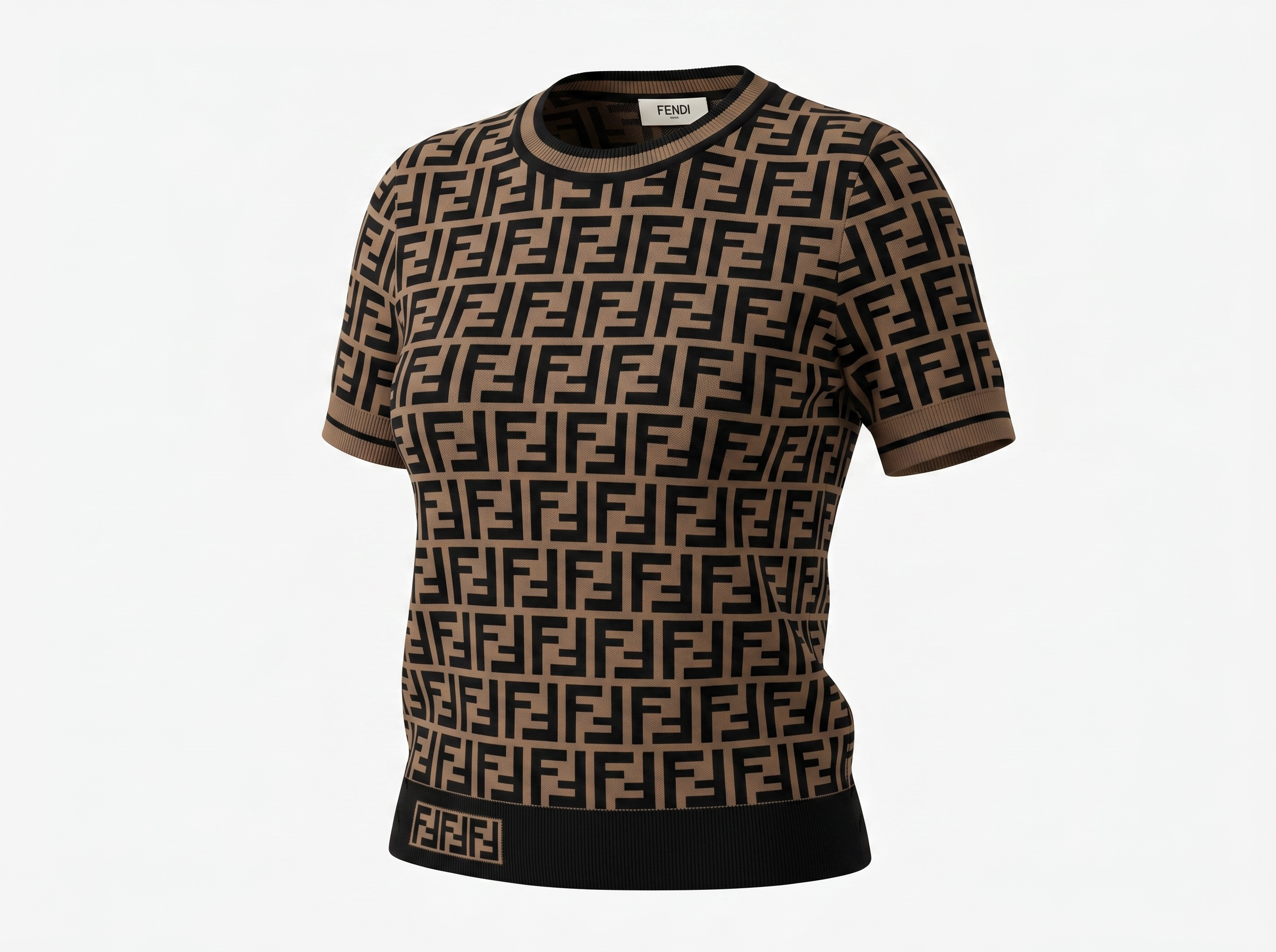 🤎 Fendi FF Monogram Knit Top ✨