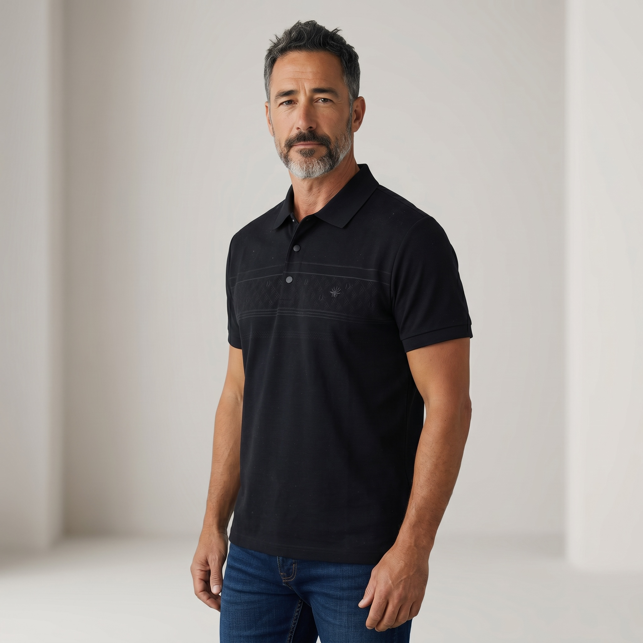 🖤✨ Dior Black Signature Polo Shirt – Luxury Minimalist Collection 👔🔥