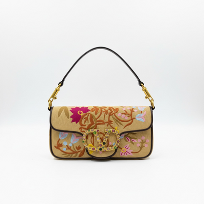 Valentino Handmade Floral Shoulder Bag 🌸✨