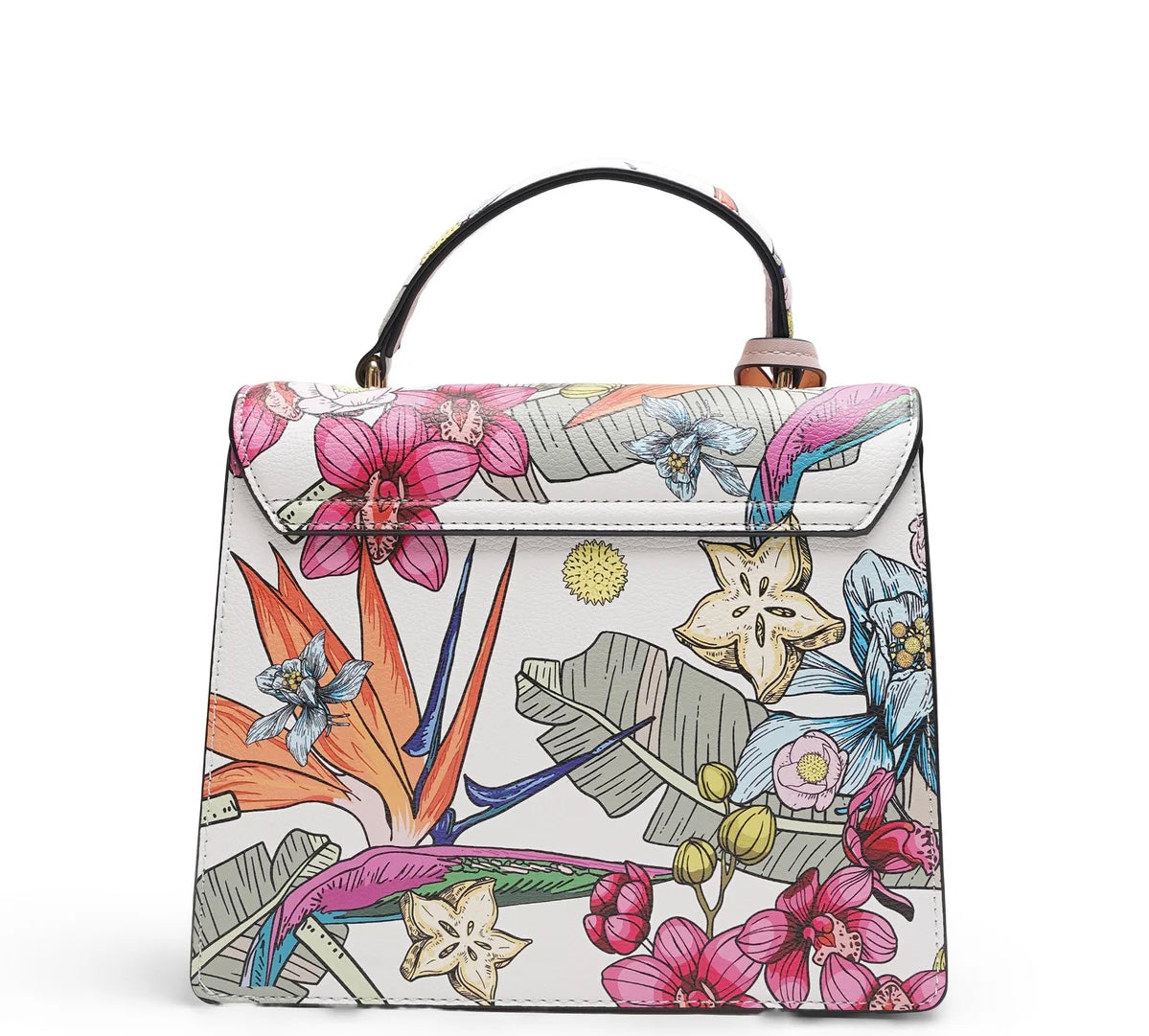 Emily Loran Floral Print Top Handle Bag 🌺👜✨