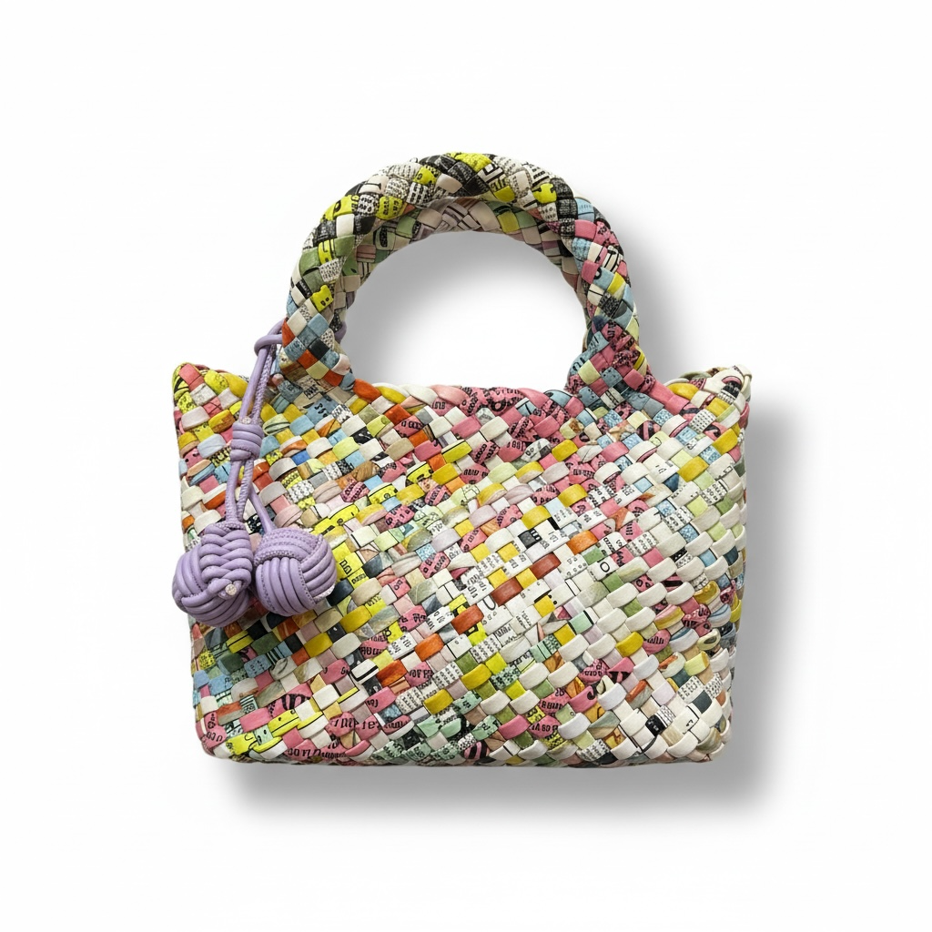 Bottega Veneta Multicolor Woven Tote 🌈👜 | Artistic Luxury Bag