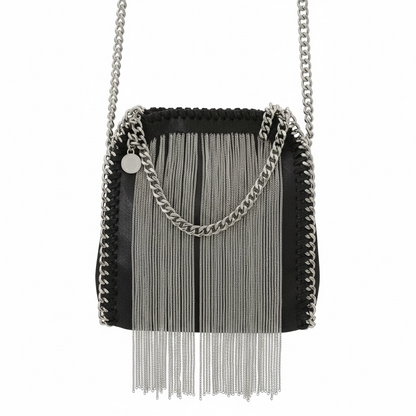 STELLA McCARTNEY Fringe Falabella Mini Bag 🖤⛓️