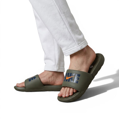 🟢 Nike Victory One Slides – Olive Green Street Edition