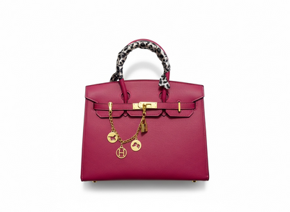 HERMÈS Birkin Style Pink Leather Bag 💗✨ | Gold Hardware Edition