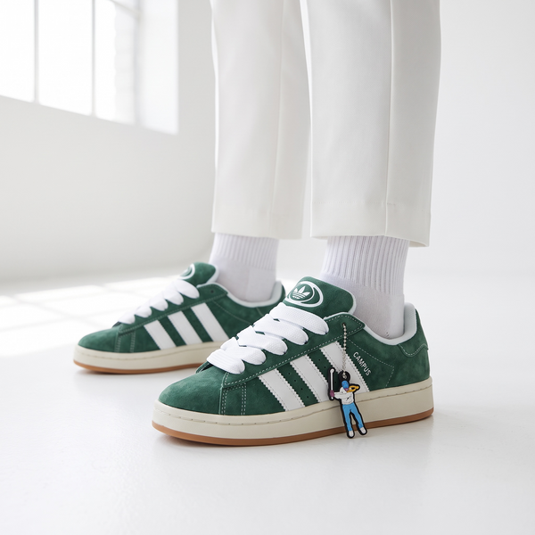 Adidas Campus Women Green Suede Sneakers – Classic Street Style 👟💚