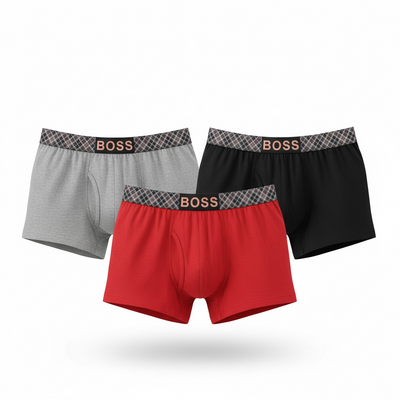 BOSS Boxer Briefs 3-Pack – Bold Comfort & Premium Everyday Fit 🩲🔥