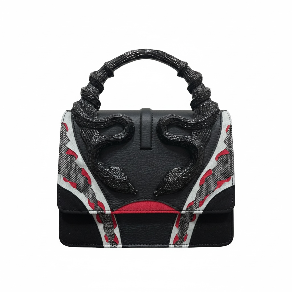 Roberto Cavalli Limited Edition Snake Detail Bag 🐍🔥✨