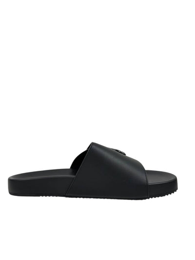 Balenciaga BB Logo Slide Sandals – All Black Edition 🖤🔥