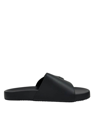 Balenciaga BB Logo Slide Sandals – All Black Edition 🖤🔥