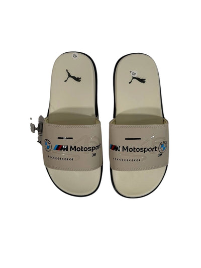 PUMA BMW M Motorsport Slide Sandals – Cream Edition 🤍🏁