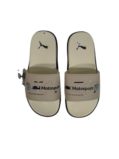 PUMA BMW M Motorsport Slide Sandals – Cream Edition 🤍🏁