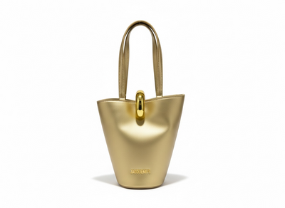 Jacquemus Gold Bucket Bag ✨💛 Metallic Mini Luxury Statement Piece