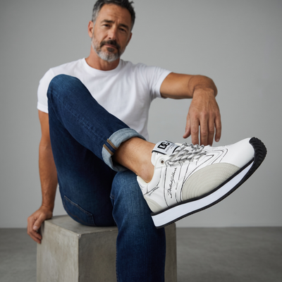 Dolce & Gabbana White Graphic Sneakers 🤍✍️🔥 | Luxury Statement Runner 👟✨