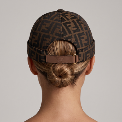 🧢✨ Fendi FF Monster Brown Docker Cap