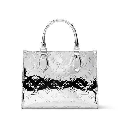 ✨ Louis Vuitton Mirror Monogram Silver Tote Bag – Luxury Statement Edition 🩶👜