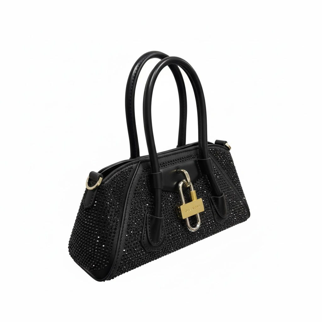 Givenchy Crystal-Embellished Mini Top Handle Bag 🖤✨💎