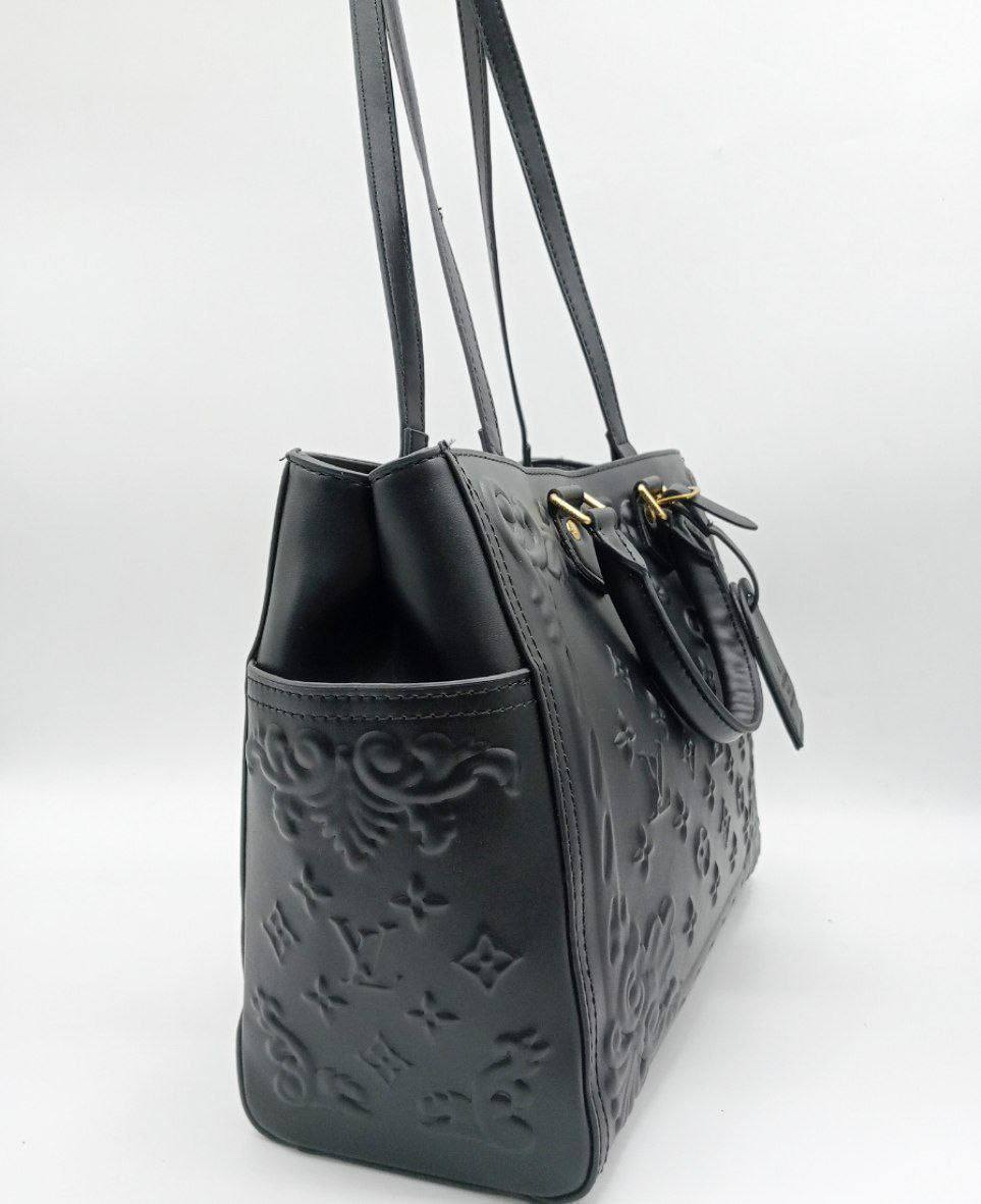 Louis Vuitton Black Embossed Tote bag