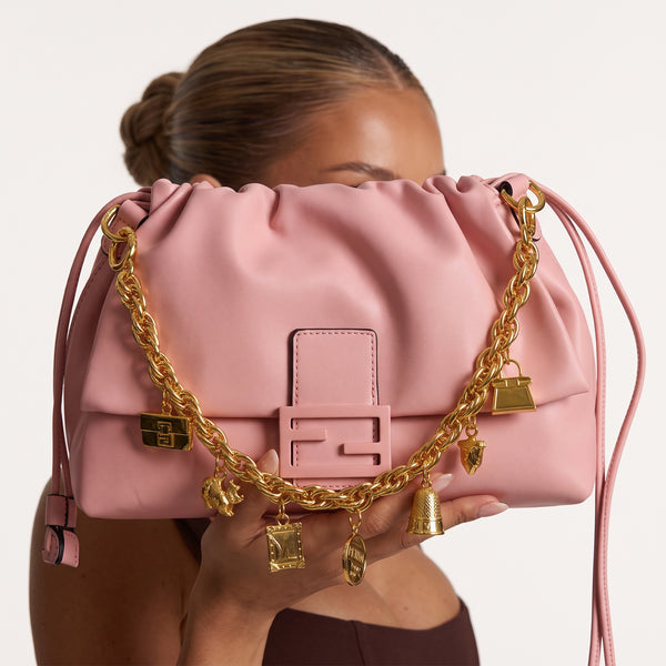 Fendi Mini Drawstring Bag – Powder Pink 👜💖
