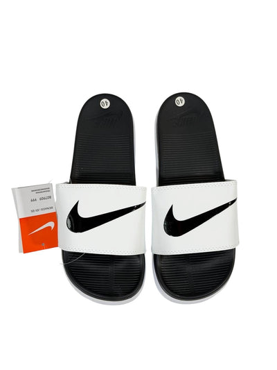 NIKE Classic Slide Sandals – Black & White Edition ⚫⚪