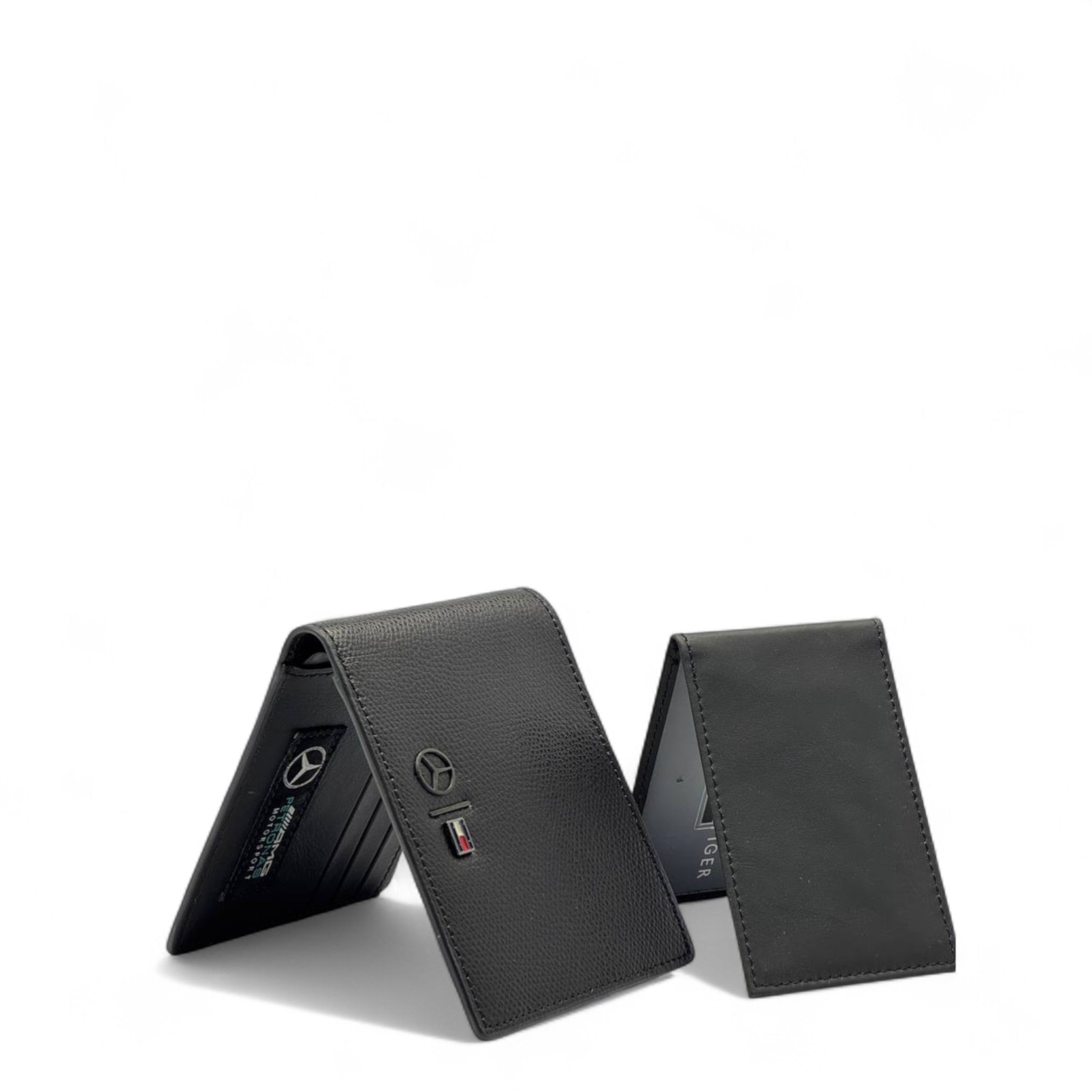 Tommy Hilfiger x Mercedes-Benz Black Leather Wallet – Limited Edition 🚘🖤