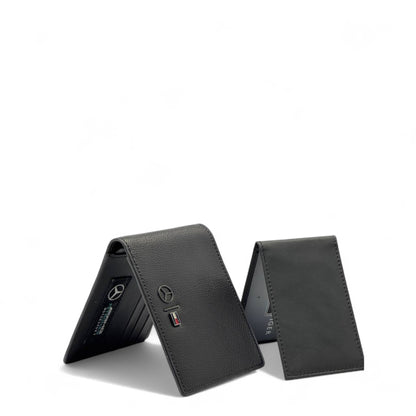 Tommy Hilfiger x Mercedes-Benz Black Leather Wallet – Limited Edition 🚘🖤