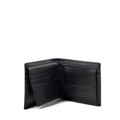 Tommy Hilfiger Classic Black Leather Wallet – EST. 1985 🖤✨