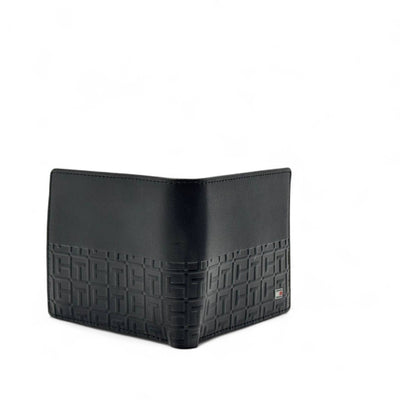 Tommy Hilfiger Geometric-Embossed Black Wallet 🖤🧩