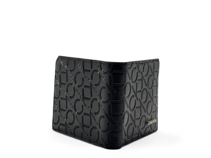 Calvin Klein Diagonal Embossed Logo Wallet 🖤🧩
