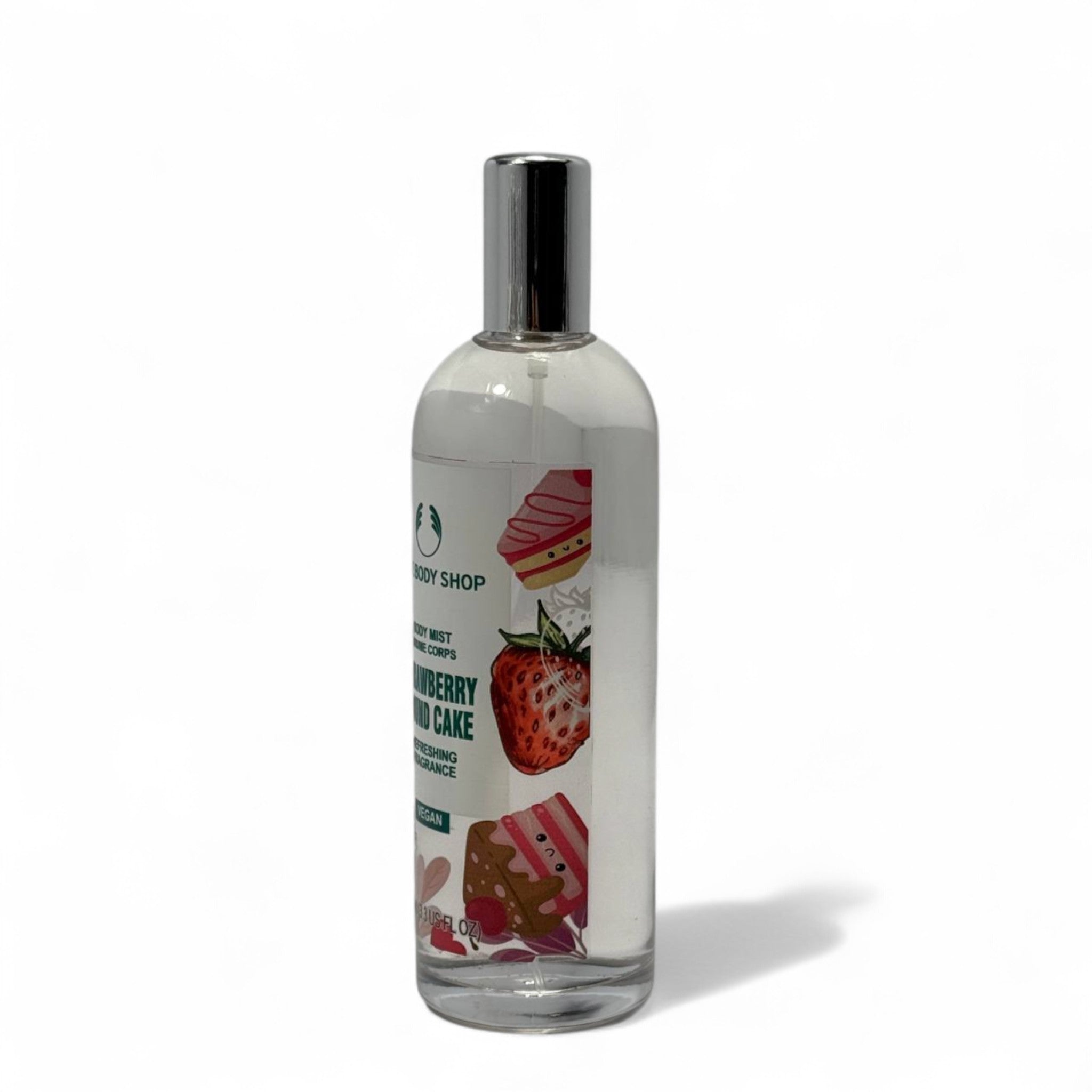 The Body Shop Strawberry Pound Cake Body Mist – 100ml Sweet & Refreshing Vegan Fragrance