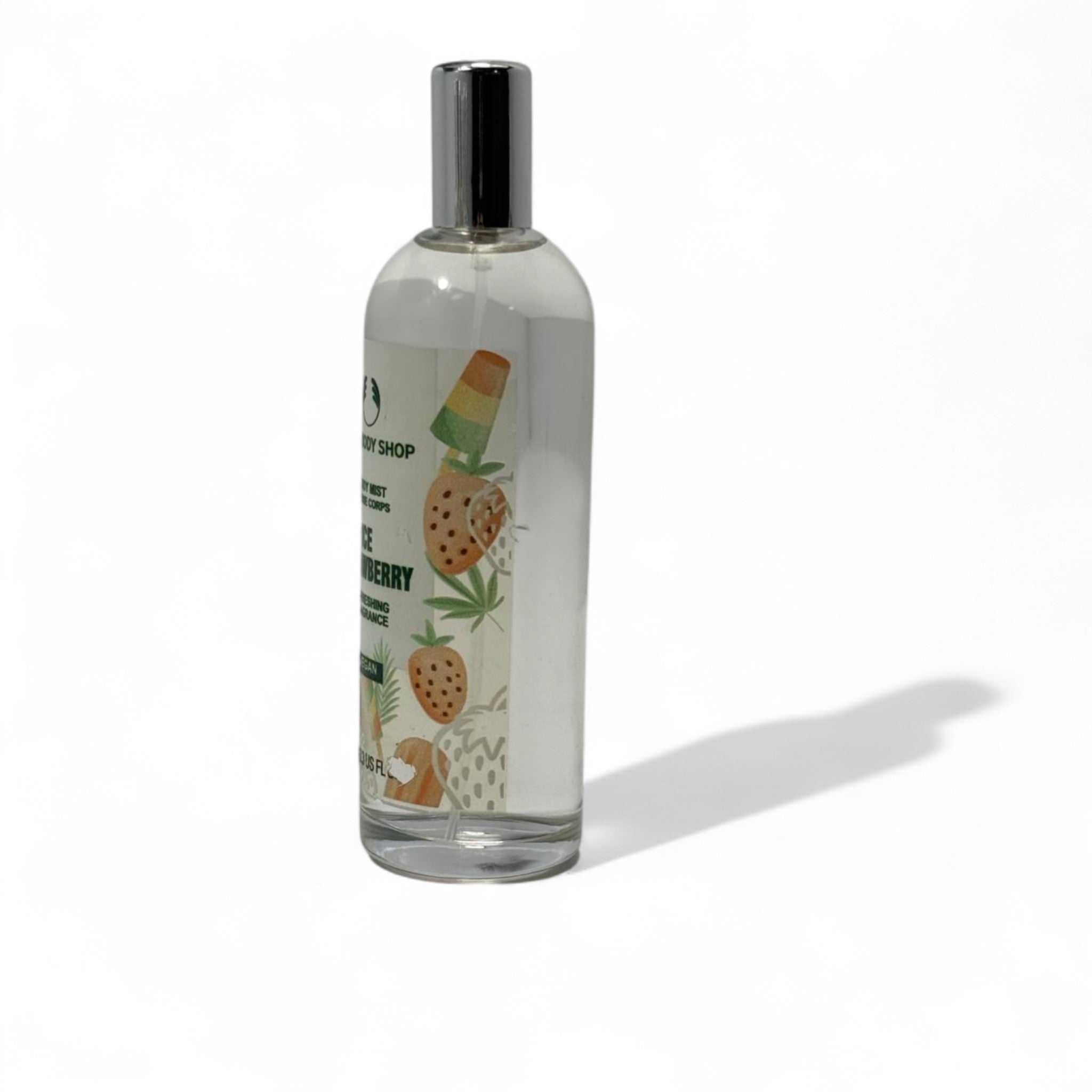 The Body Shop Ice Strawberry Body Mist – 100ml Chilled & Sweet Vegan Fragrance