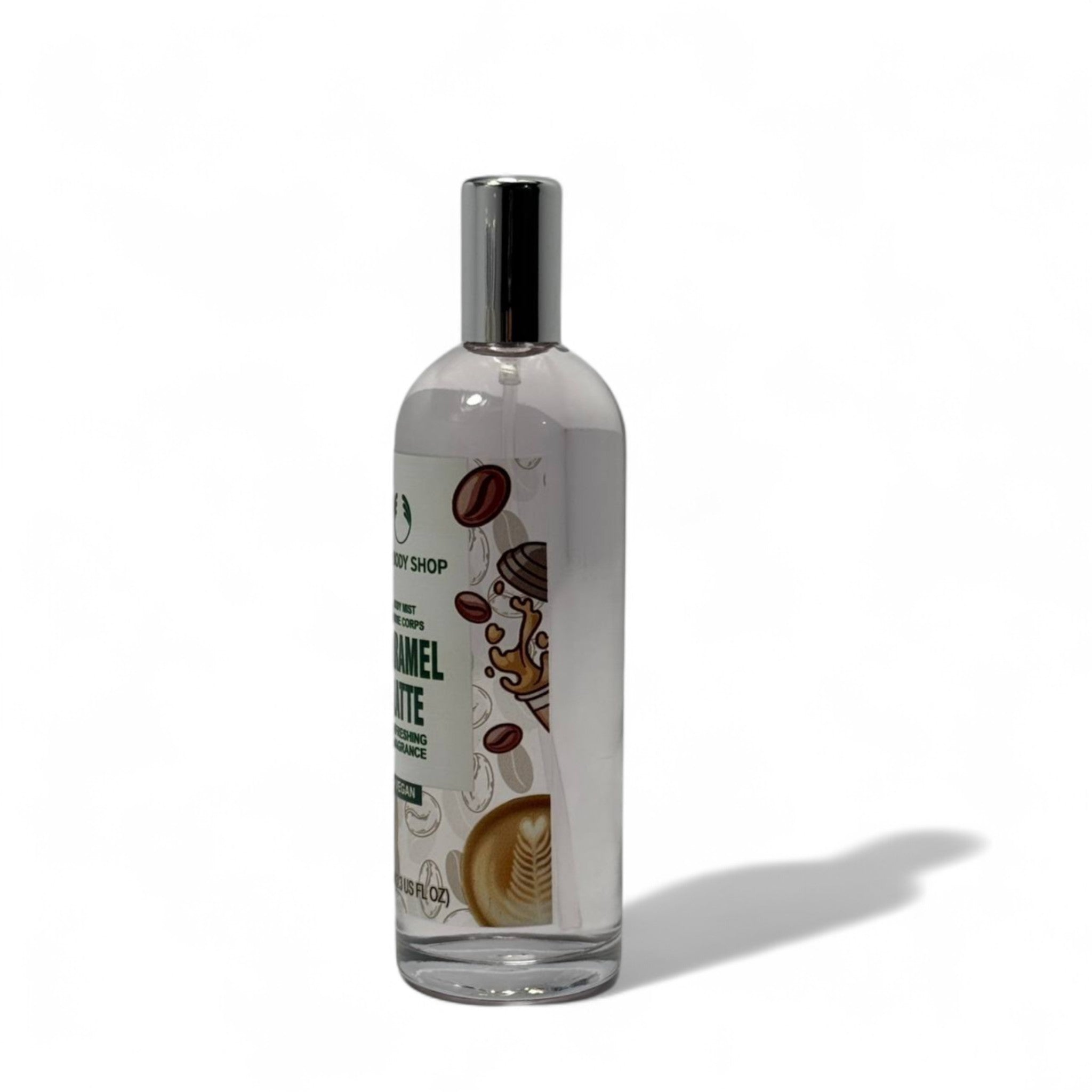 The Body Shop Caramel Latte Body Mist – 100ml Cozy Coffee-Inspired Vegan Fragrance
