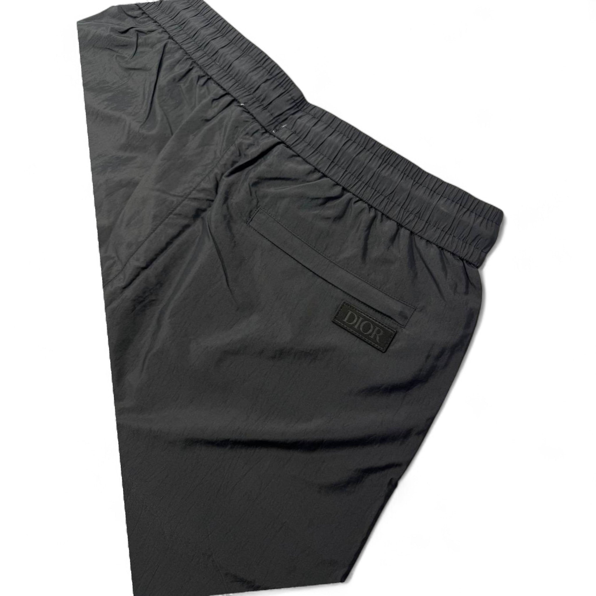 Christian Dior Atelier Black Swim Shorts – Embroidered Luxury Edition