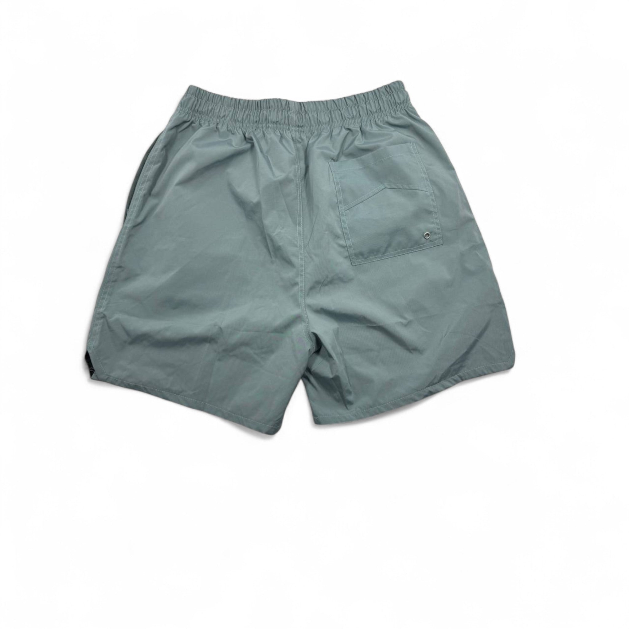 Rhude Grey Swim Shorts – Oversized Logo & Summer Vibe 🩶🌊