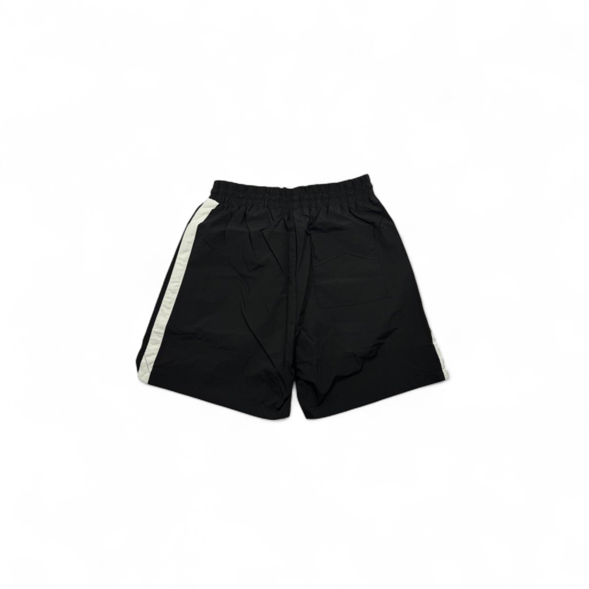 Rhude Logo Swim Shorts – Black & White Street Edition ⚫⚪