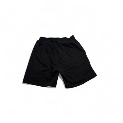 Lanvin Paris Black Casual Shorts with Braided Drawstring