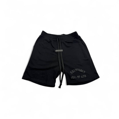 Fear of God Essentials Logo Shorts – Jet Black