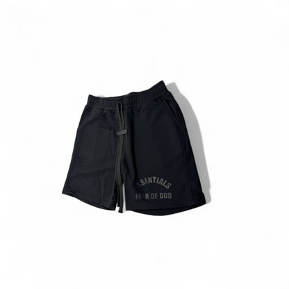 Fear of God Essentials Logo Shorts – Jet Black