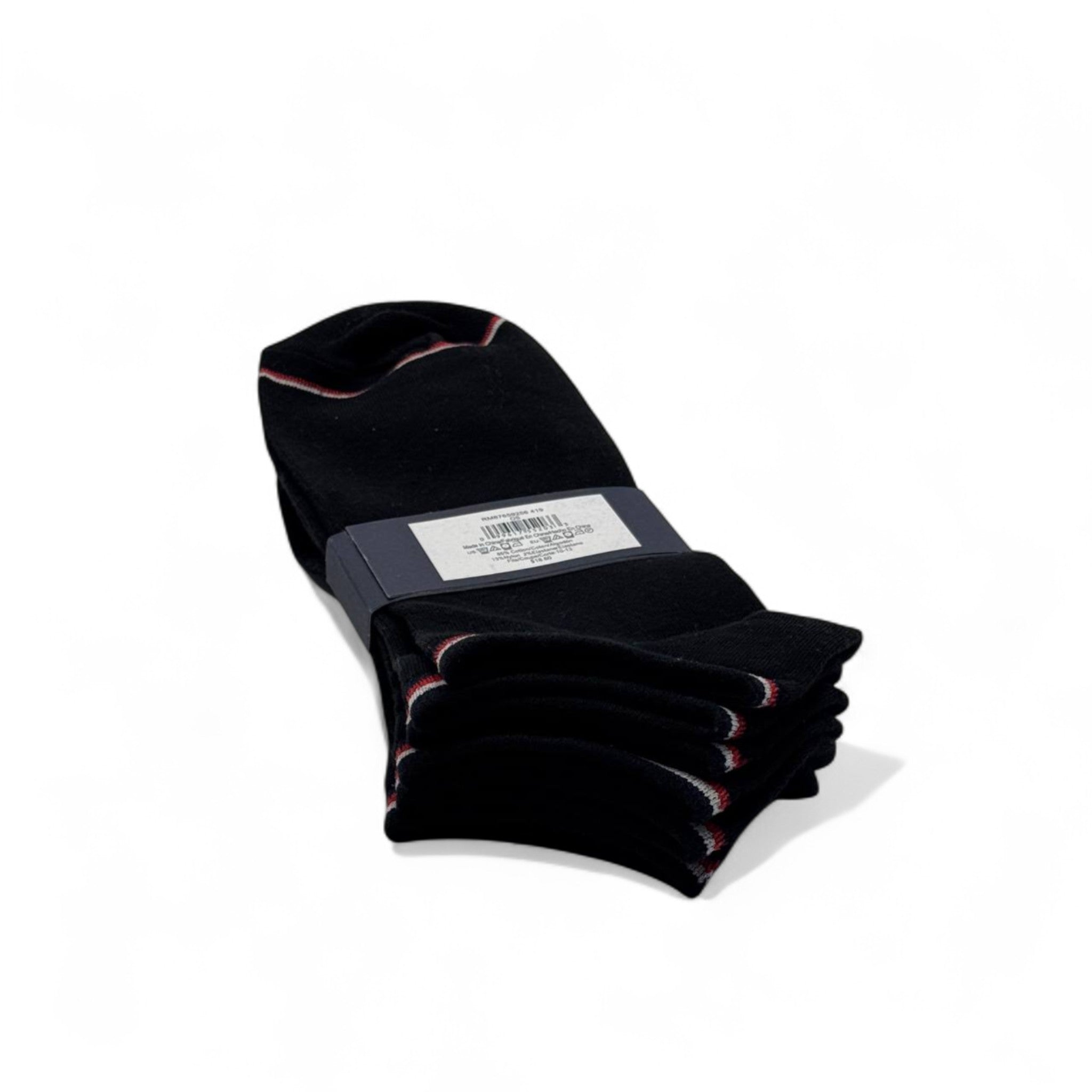 Tommy Hilfiger Ankle Socks – 3-Pack (Classic Black)