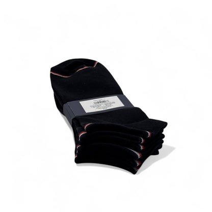 Tommy Hilfiger Ankle Socks – 3-Pack (Classic Black)